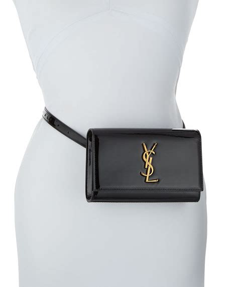 white ysl belt bag|YSL belt bag women's.